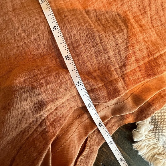 Sewn & Seen Women's Rust Orange Shorts, size medium, GUC, summer, casual - Picture 9 of 10